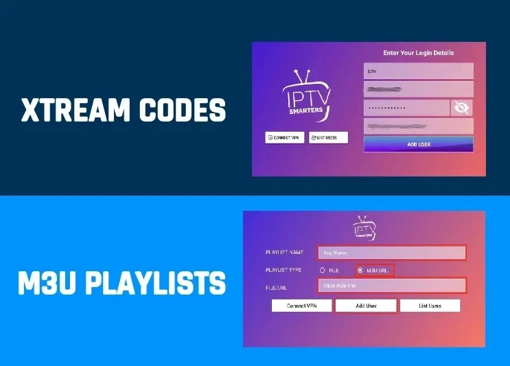 M3U IPTV Deutschland & Xtream Codes